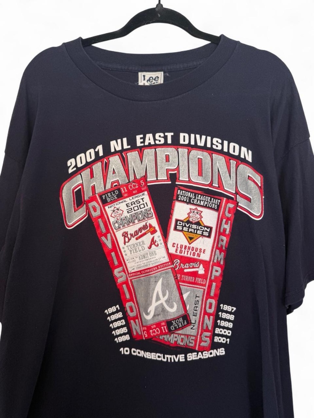 Vintage Atlanta Braves MLB baseball t-shirt size large